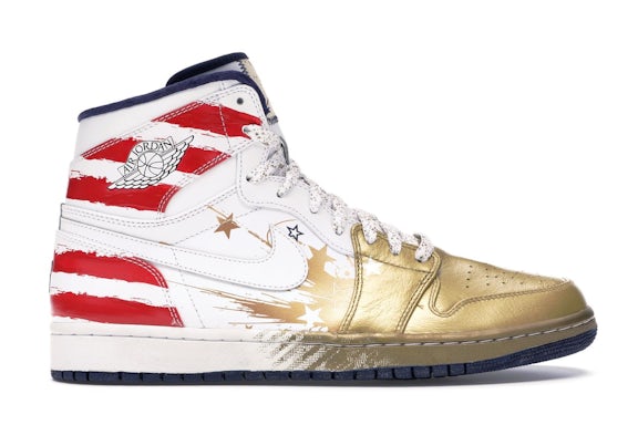 Jordan 1 Retro Dave White Wings For the Future Gold 0