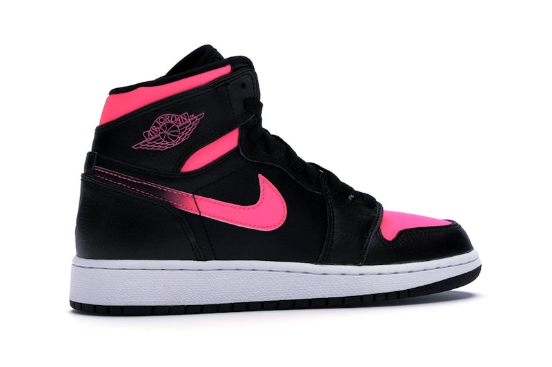 jordan 1 black and hyper pink
