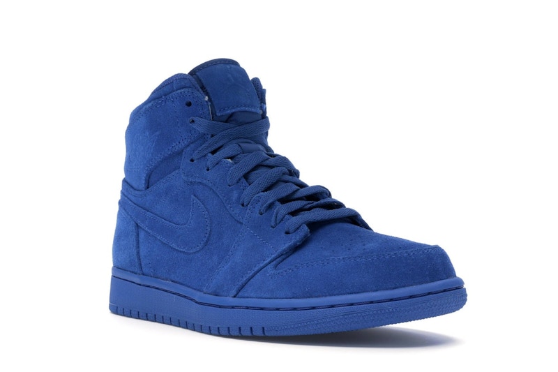 Nike air jordan 1 blue suede