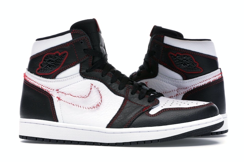 Jordan 1 defiant white black gym red Clearance