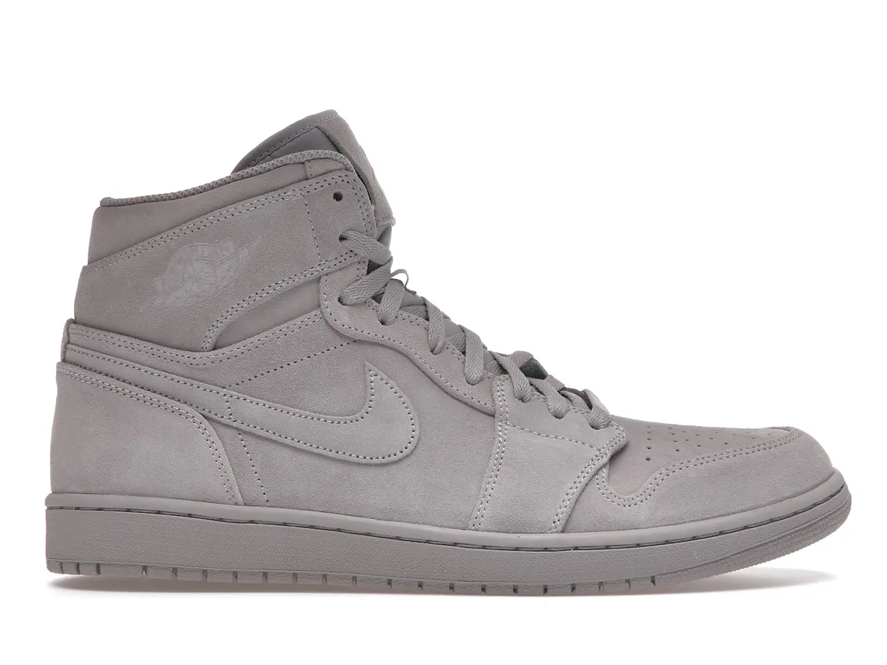 Jordan 1 Retro High Grey Suede Men's - 332550-031 - US