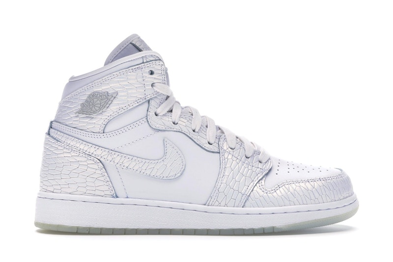 Jordan 1 shop mid white platinum