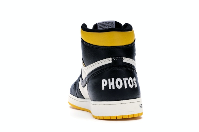 not for resale jordan 1 yellow