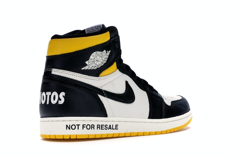 not for resale yellow