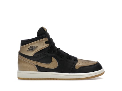 Jordan 1 Retro High OG Black Metallic Gold (PS) 0
