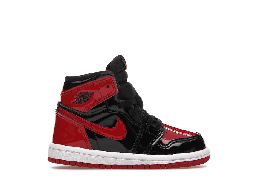 Jordan - Authenticated Air Jordan 1 Trainer - Patent Leather Red for Men, Never Worn, with Tag