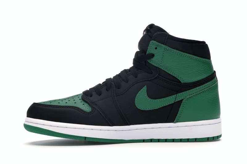 Jordan retro green and black clearance