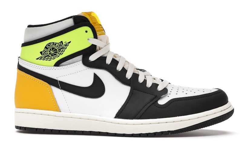 Jordan 1 Retro High White Black Volt