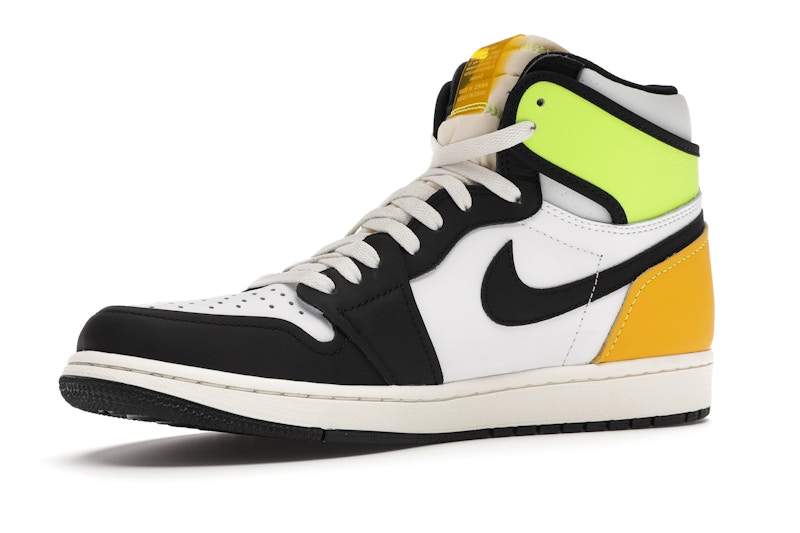 Jordan 1 Retro High White Black Volt