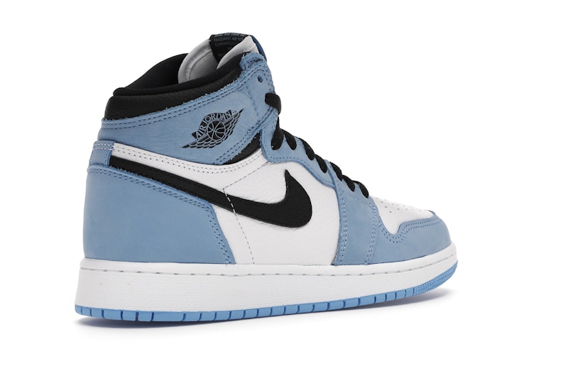 blue and black jordan 1 grade school