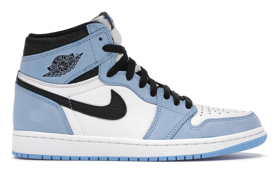 Jordan 1 Retro High White University Blue Black 5550 134 Jordan 1 Retro High White University Blue Black 5550 134