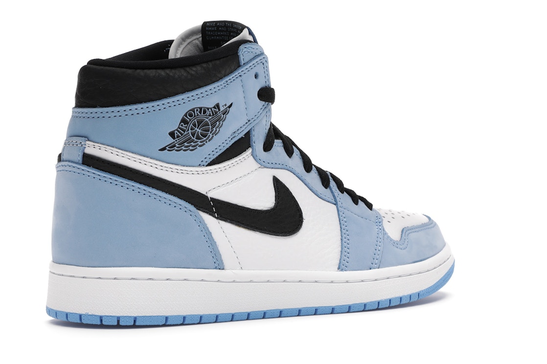 Jordan 1 Retro High White University Blue Black 5550 134 Jordan 1 Retro High White University Blue Black 5550 134
