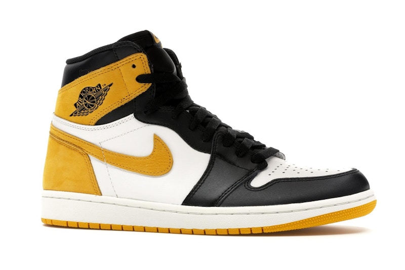 air jordan 1 orange black yellow