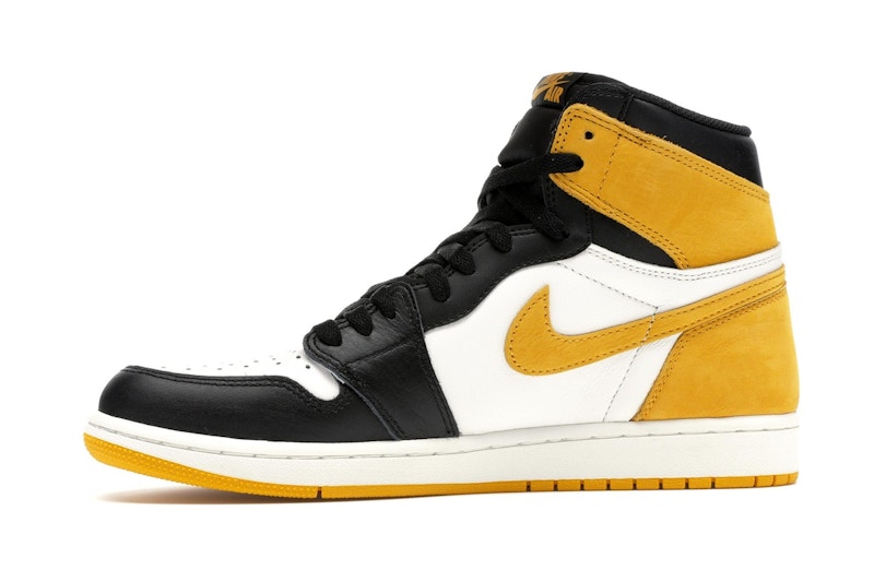 jordan 1 black yellow white
