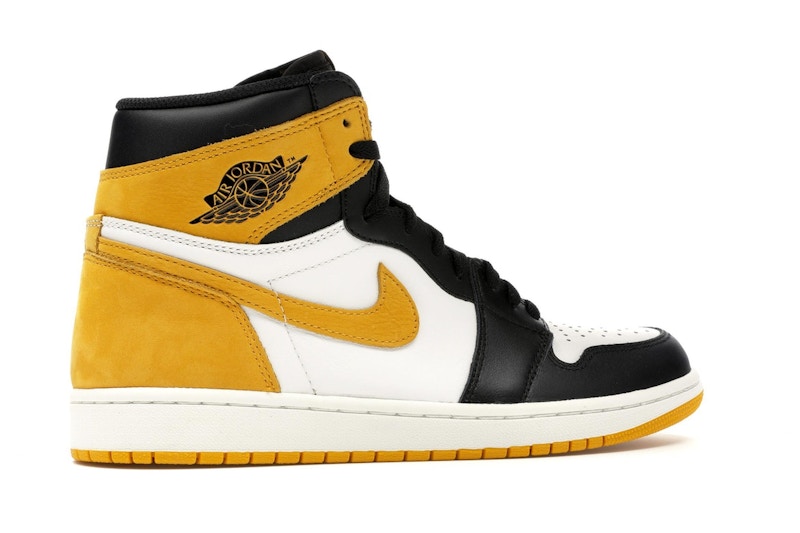 Retro 1 yellow toe clearance