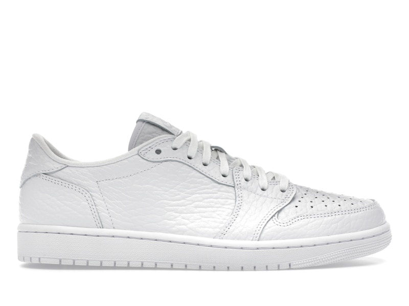 triple white air jordan 1 low