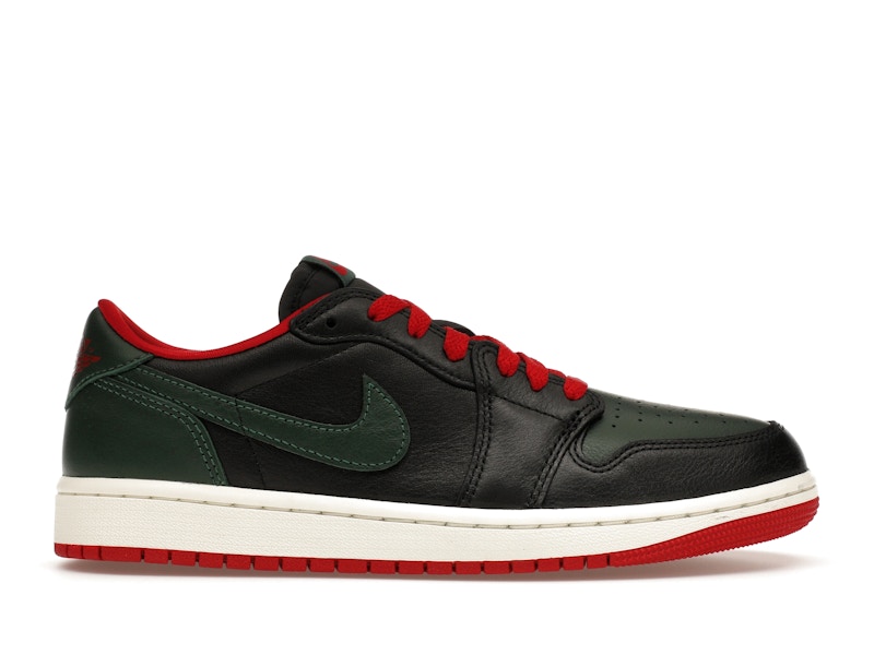 Jordan 1 green and red top