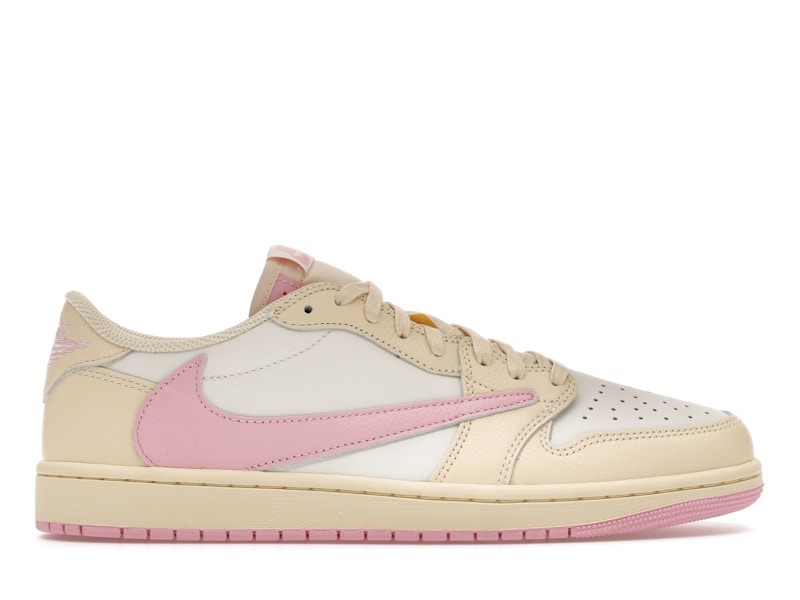 Jordan 1 Retro Low OG SP Travis Scott Shy Pink Men's - IQ7604-100 - US