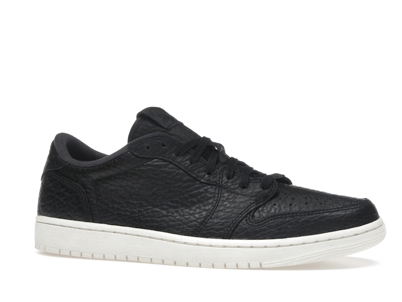 Jordan 1 RETRO Low Swooshless Black (2025)