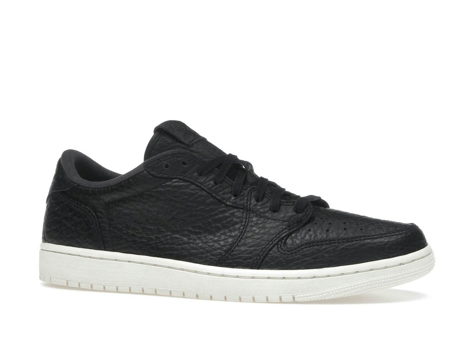 Jordan 1 RETRO Low Swooshless Black (2025)