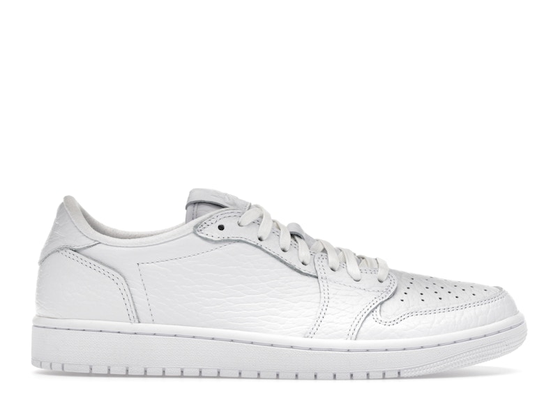 Jordan 1 Retro Low Swooshless Triple White (2025) Men's - (2025