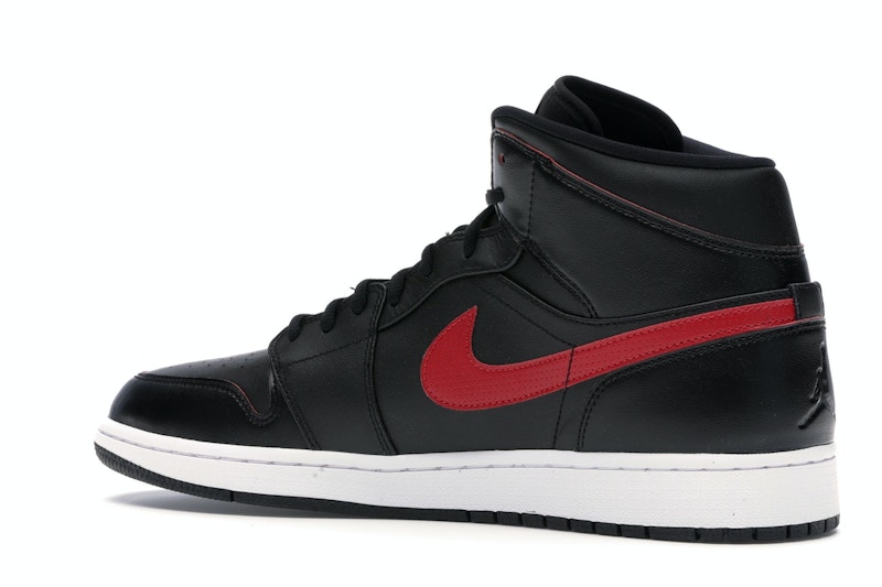 Jordan 1 Retro Mid Black Team Red