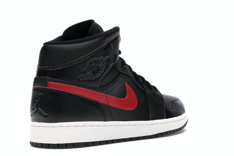 jordan 1 black team red