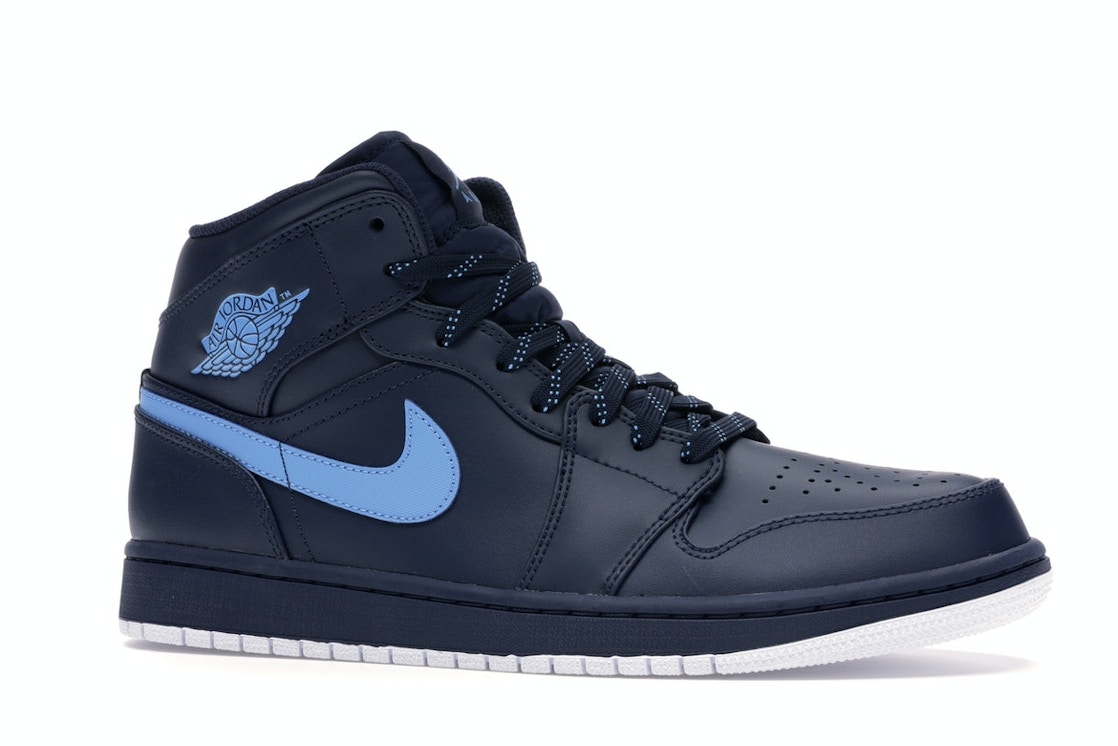 Jordan 1 Retro Mid Obsidian University Blue 405 Jordan 1 Retro Mid Obsidian University Blue 405