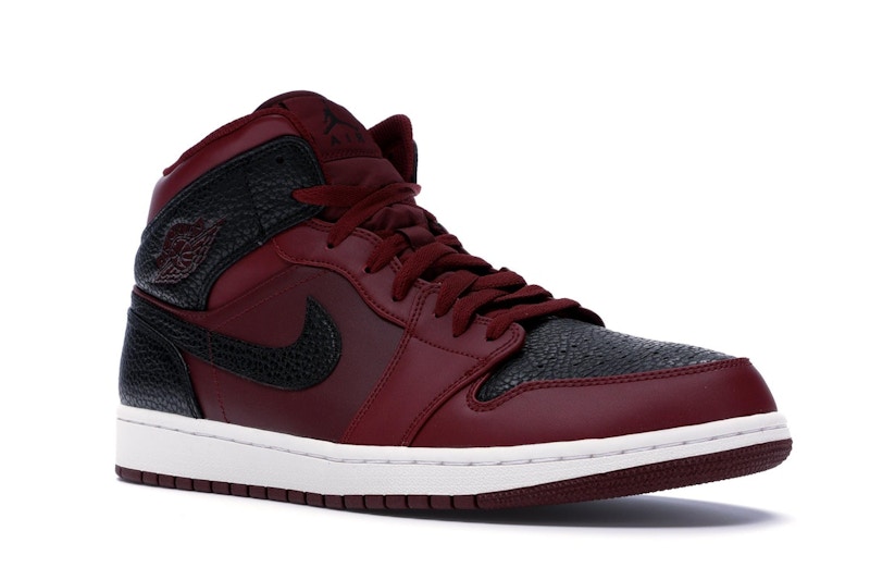 air jordan 1 mid team red
