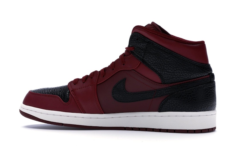 jordan 1 black university red white