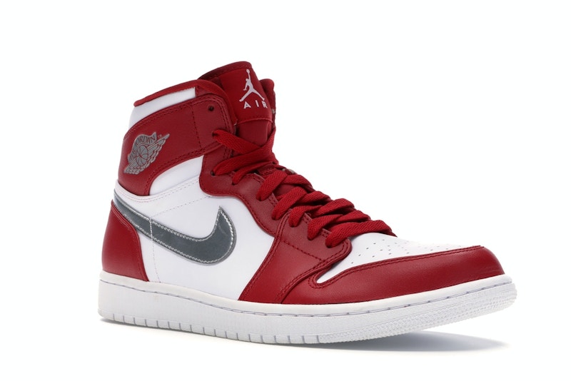Red white and silver jordan 1