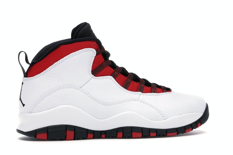Red blue white jordan 10 clearance