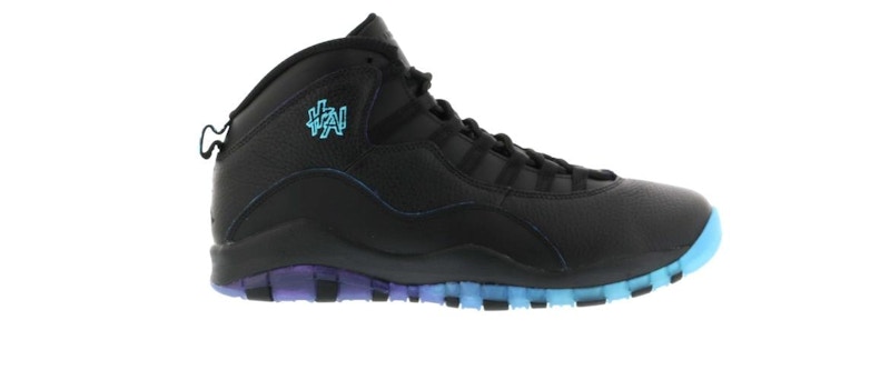 Jordan 10 purple cheap and blue