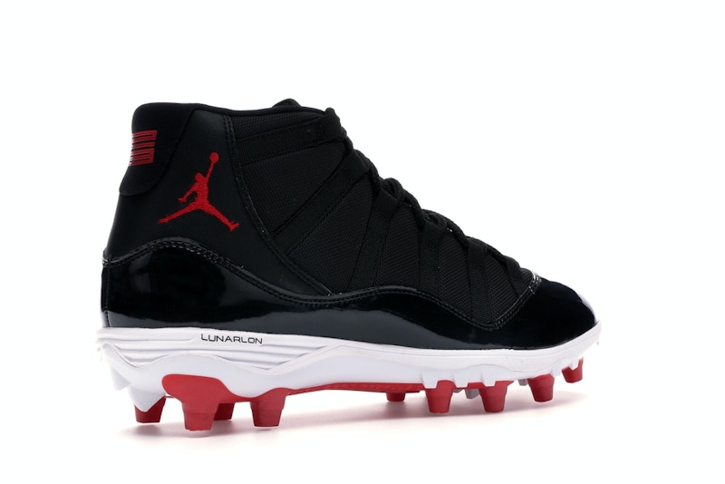 Jordan 11 cleats red Clearance