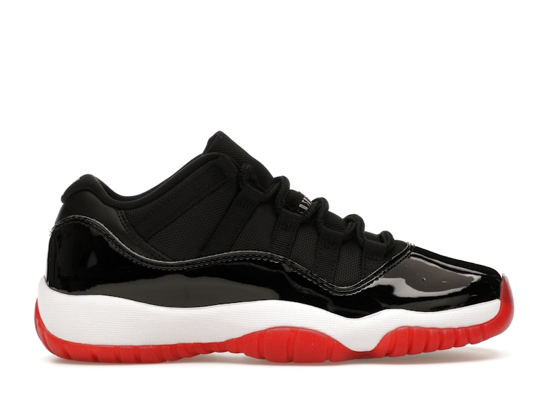 jordan 11 low red black white
