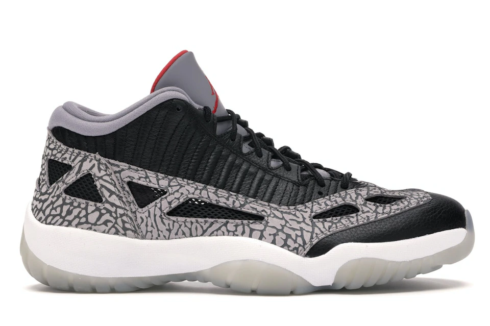 Jordan 11 Retro Low IE Black Cement - 919712-006