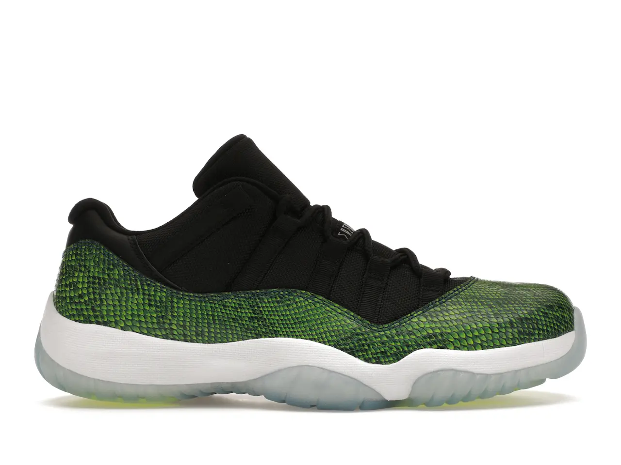 Jordan 11 Retro Low Green Snakeskin - 528895-033