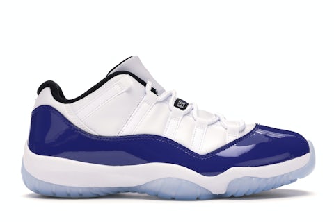 White Jordan 11 Low Concord Release Date Jordan 11 Retro Low White