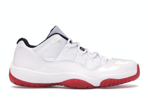 White Jordan 11s Colorways Jordan 11 Retro Low White Red (2012