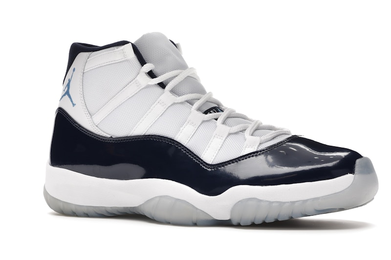 Jordan 11 bred blue and white