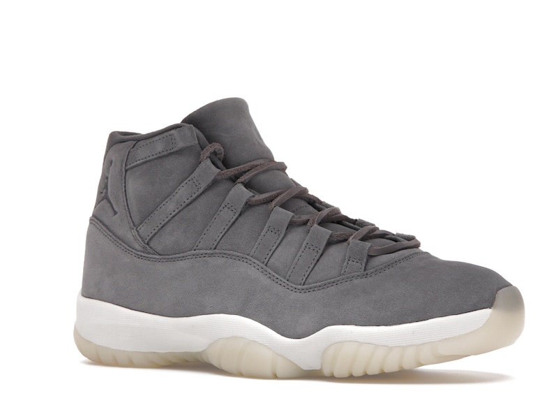Jordan 11 retro pinnacle grey suede Clearance