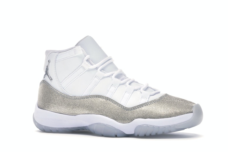Air jordan 11 silver clearance