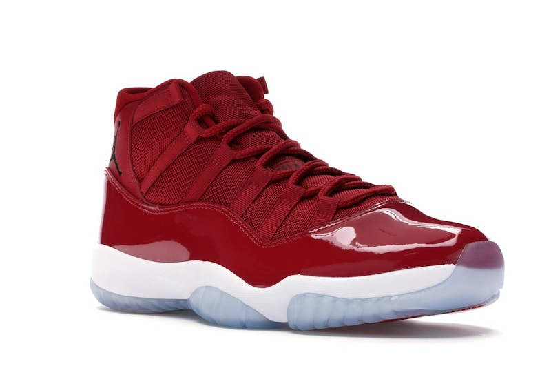 All red jordan 11