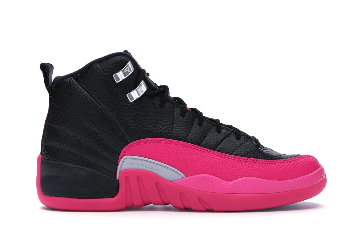 Jordan 12 Retro Black Deadly Pink (GS) 0