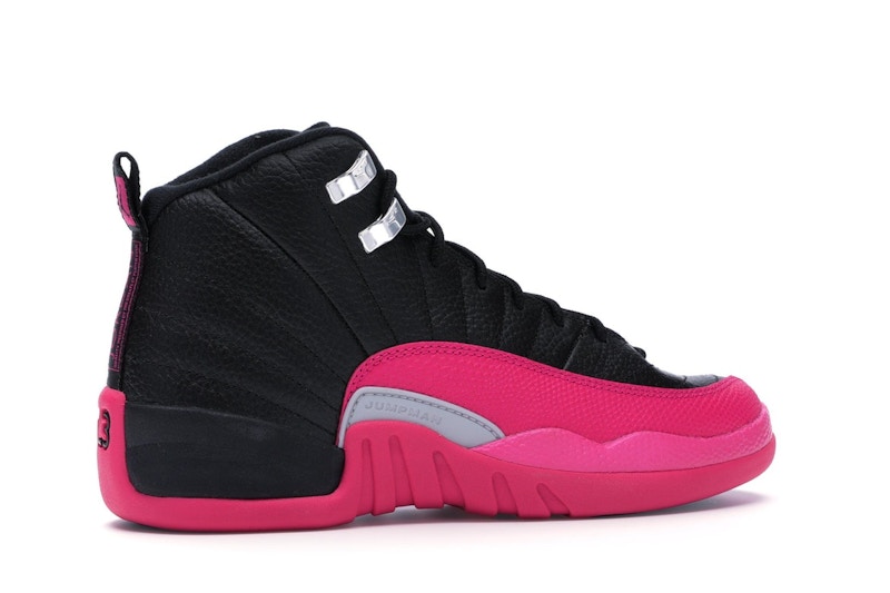 Air jordan 12 pink and black clearance
