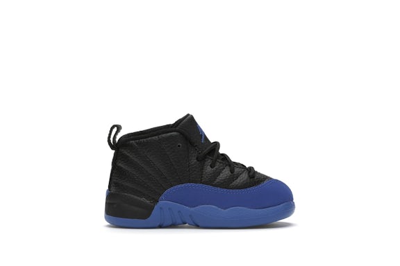 Jordan 12 Retro Negro Game Azul real (para niños) 0