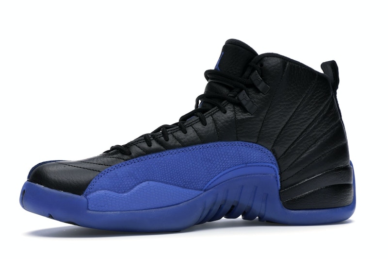 Air jordans 12 black and blue