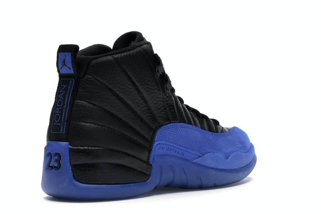 Jordan 12 Retro Black Game Royal 014 Jordan 12 Retro Black Game Royal 014