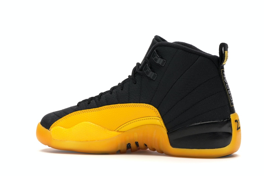 Jordan 12 Retro Black University Gold Gs 070 Jordan 12 Retro Black University Gold Gs 070