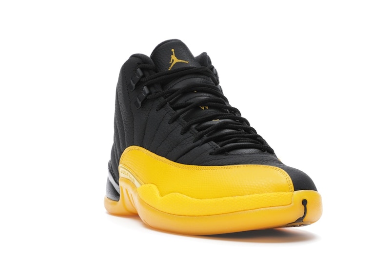 Stockx black and yellow 12s clearance